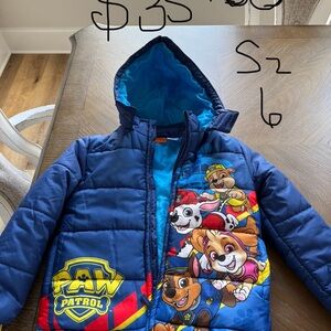 Paw Patrol Navy Blue Kids' Puffer Jacket